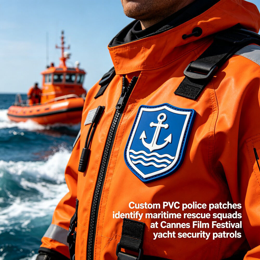 Individuelle PVC-Polizeiabzeichen – langlebige Dienstauszeichnungen für Uniformen und Westen