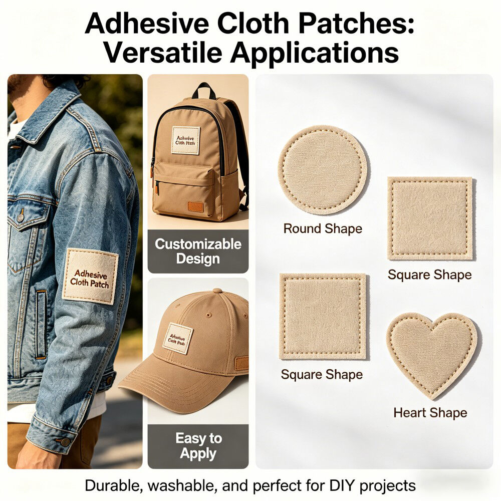 Klebende Stoff-Patches – Individuell bestickte gewebte Patches mit starkem Kleber