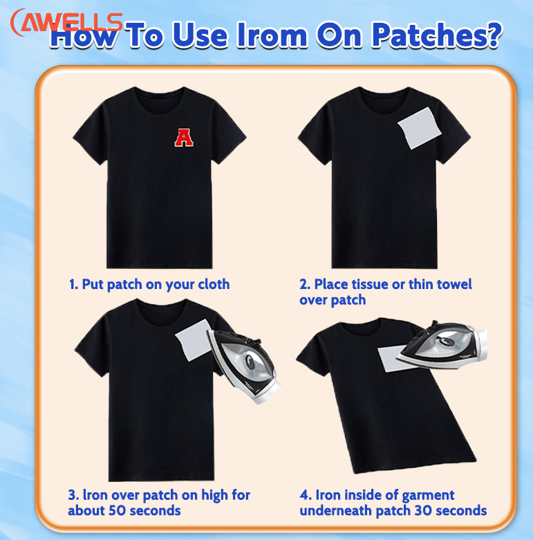 How to Apply Iron On Patches Correctly on Company Apparel?
