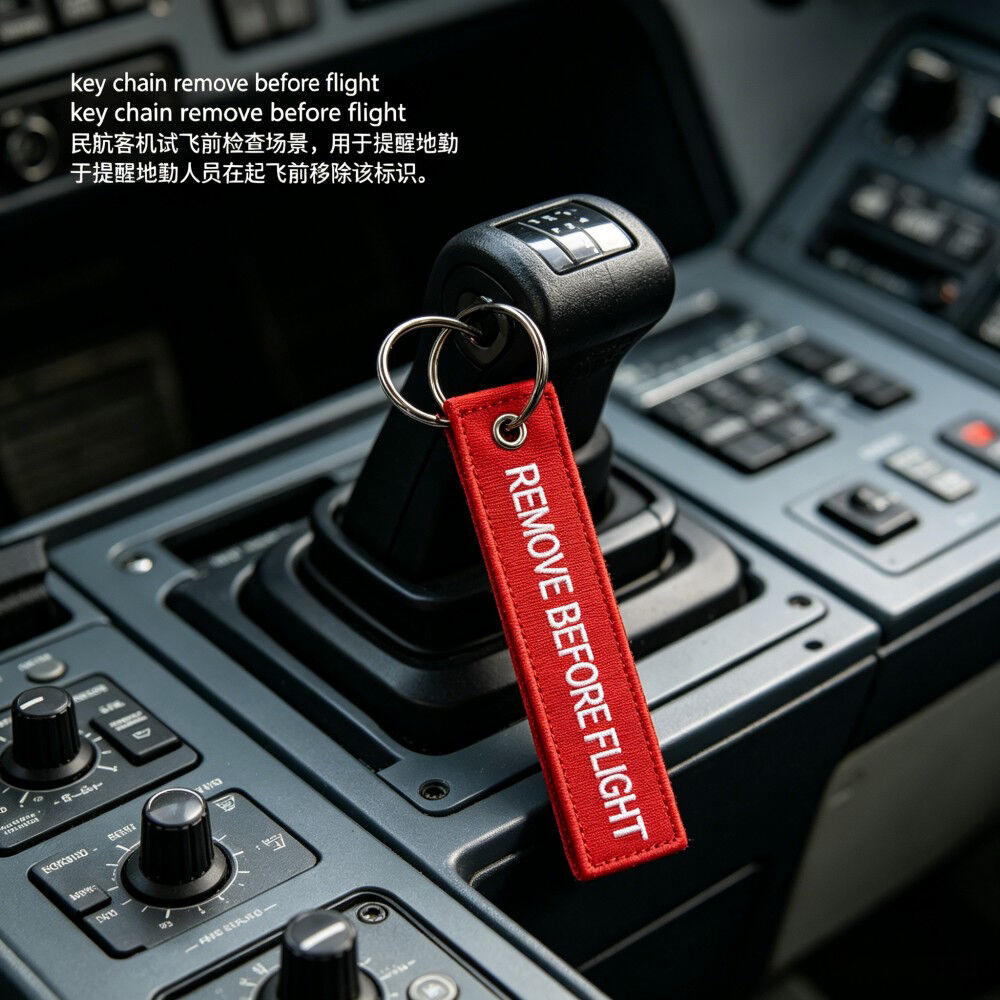 Individueller „Remove Before Flight“-Schlüsselanhänger – Luftfahrt-Thema-Schlüsselanhänger, ideales Geschenk von Awells