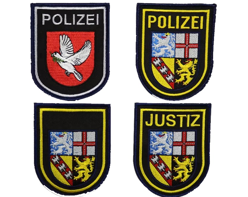 Custom Personalized Embroidered Embroidery Logo Custom Hook Loop Iron on Sew on Named Embroidered Laser Cut Large Union Patches supplier