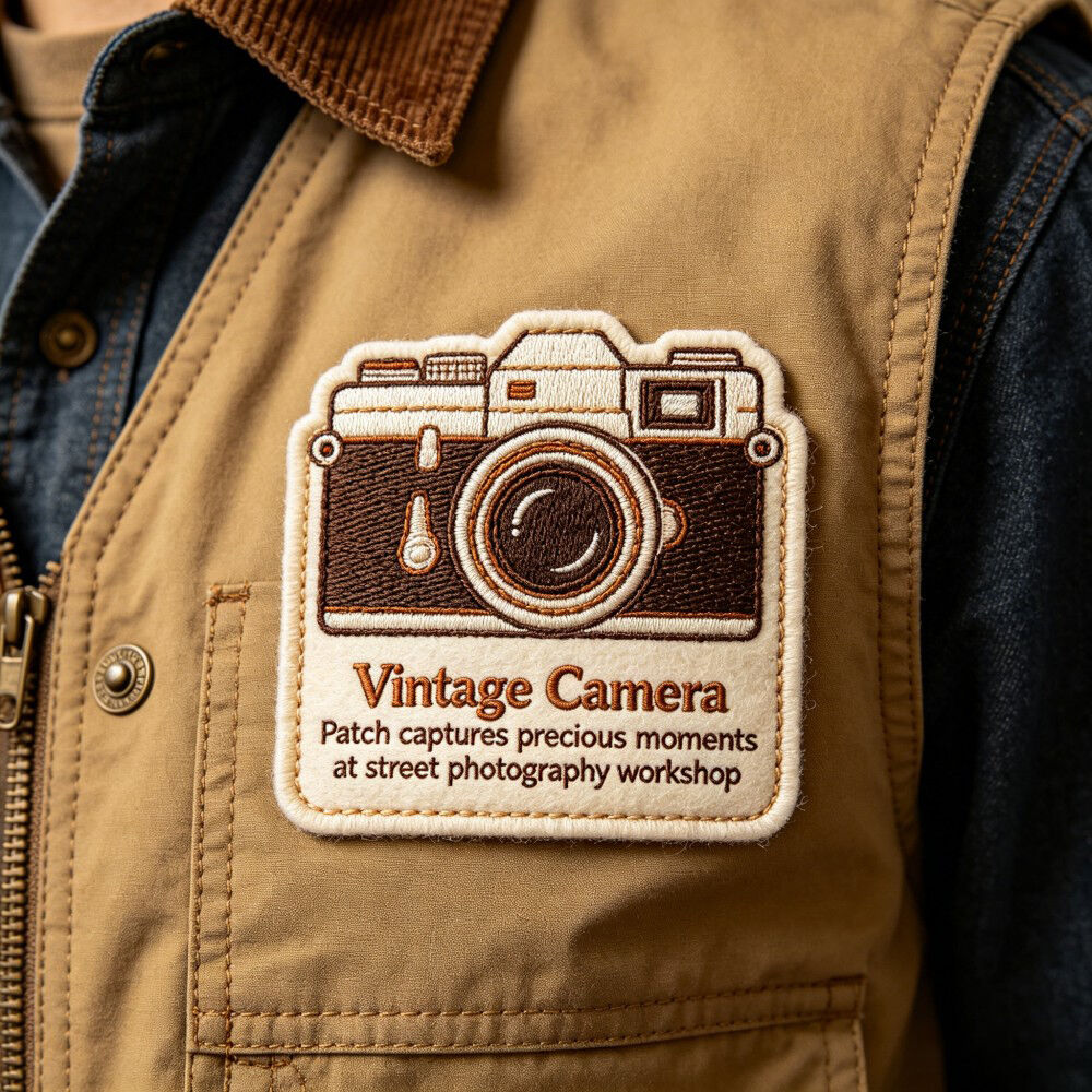 Viljatud õmmeldud märk – vastupidav viljapõhine ja keerukas Tajima-õmblus