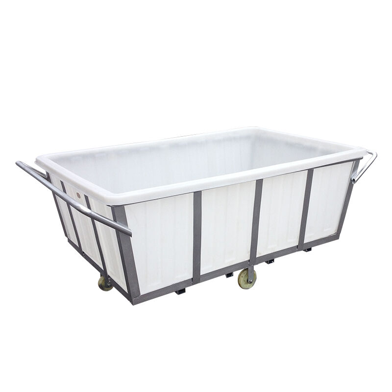 Plastic Water Tank with Metal Frame & Wheels