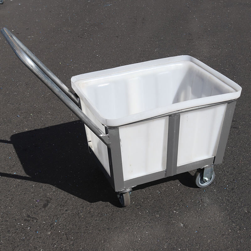 Plastic Bin Trolley with Metal Frame (50L–2000L)