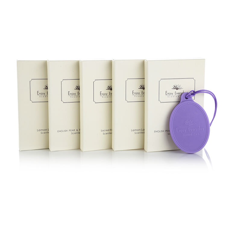 Rubber Material Scented Card Customizable with Long-Lasting Premium Essential Oil Fragrance Hanging Suitable for Home, Closet, Car, Office, Wardrobe, Hotel Room Factory Direct