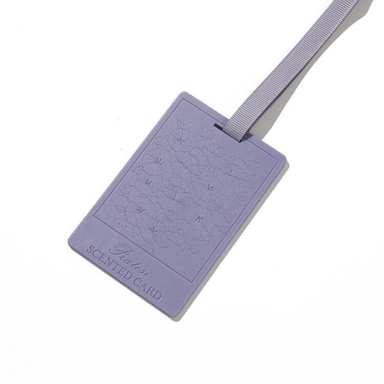 Customized Design Rubber Scented Card , Long Lasing Fragrance Hanging Car Air Freshener,  Aroma Tablet for Car & Wardrobe Fresh