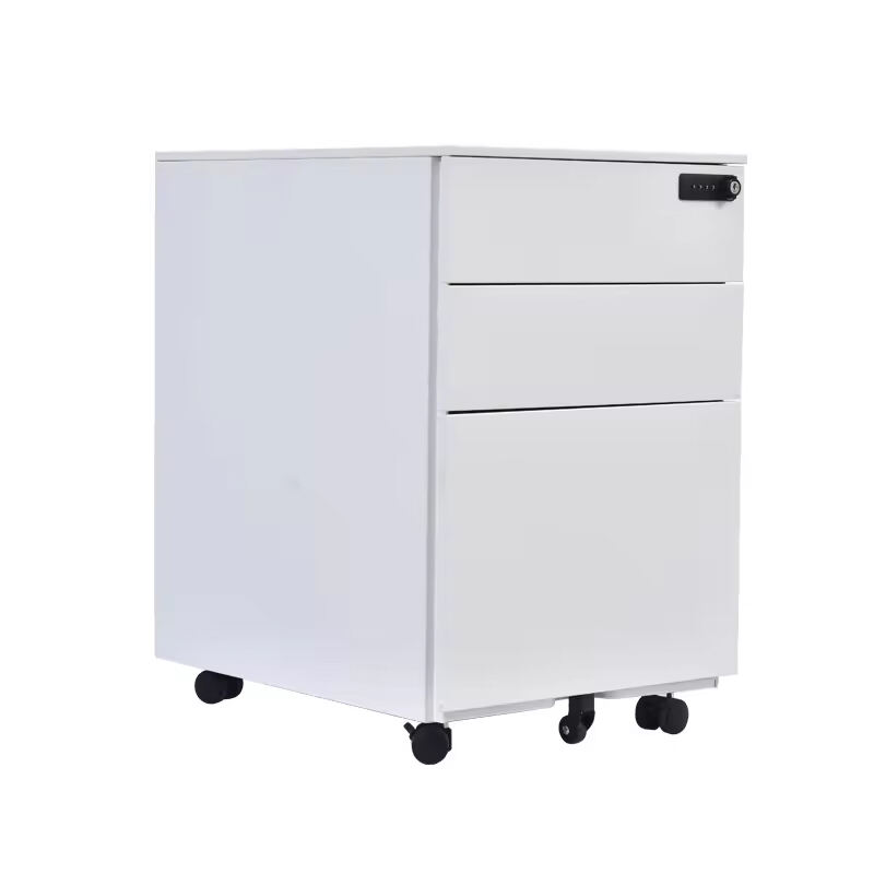 3 Drawers Metal Mobile Pedestal