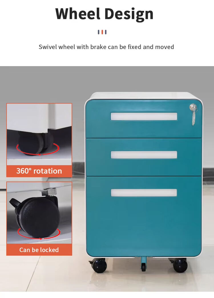  3-Drawer Mobile Pedestal supplier