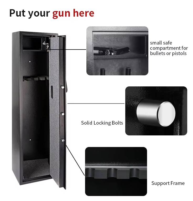  Steel Fireproof Digital Code Lock Security Safe Locker manufacture