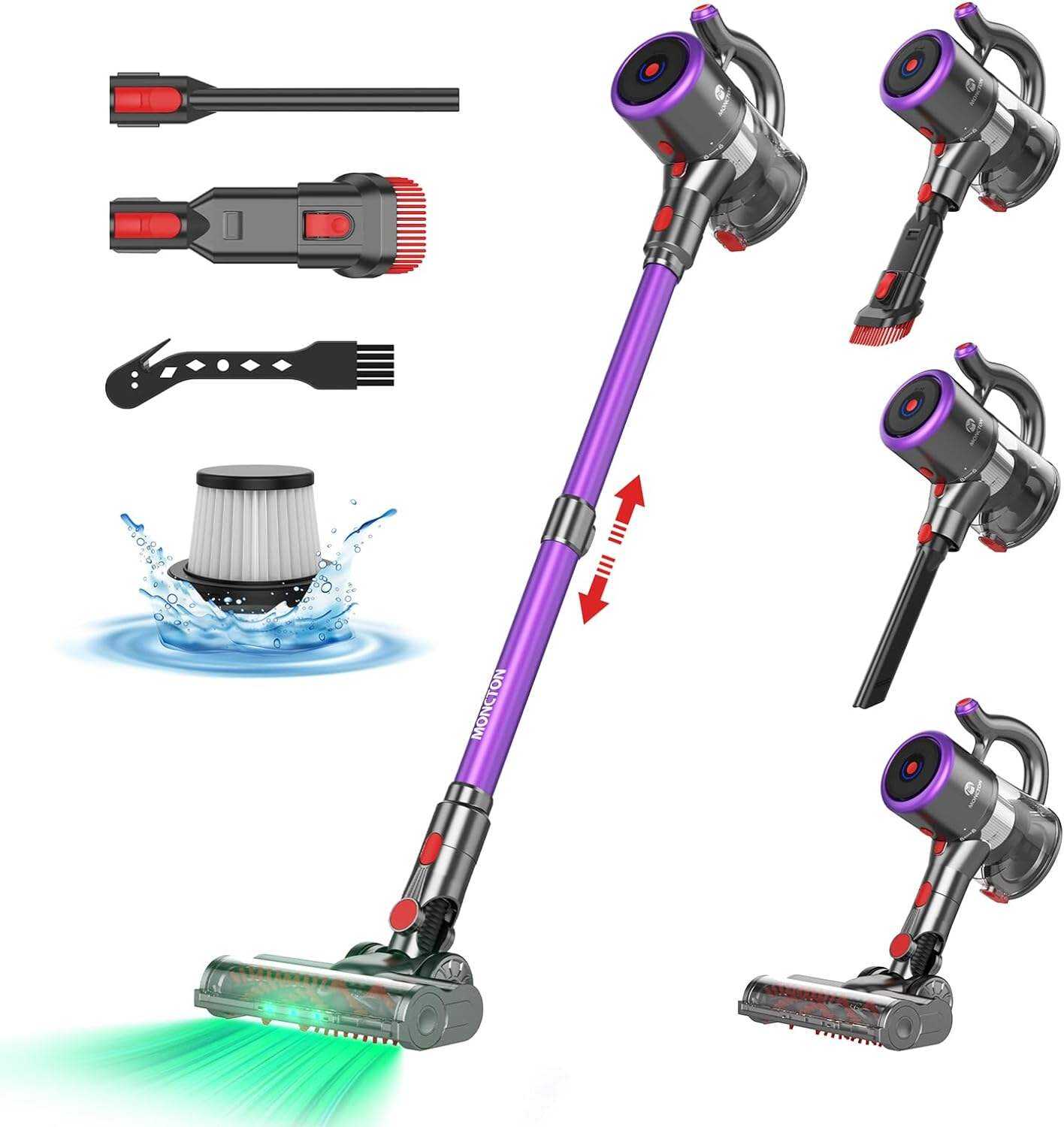 MONCTON W15 BLDC350W Handheld Cordless Home Vacuum Cleaner With Strong Suction Dust Carpet Removing Machine