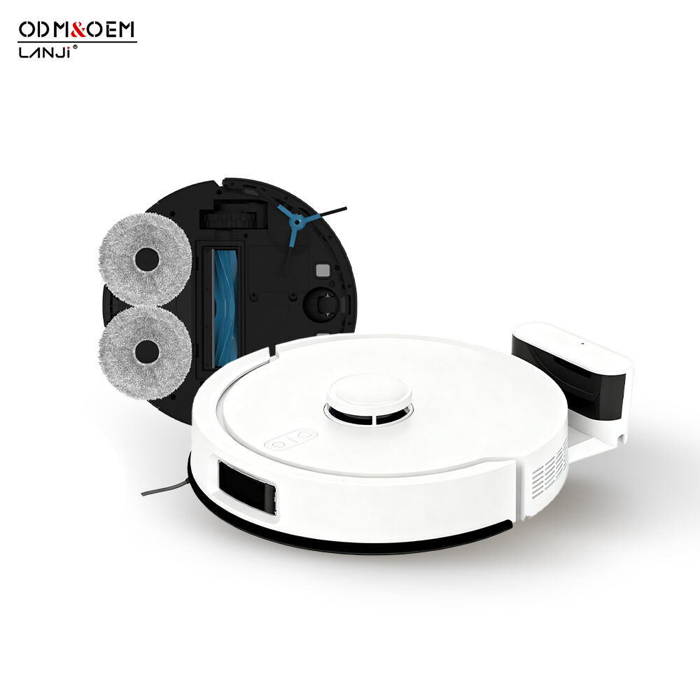 RC600 스마트 로봇 청소기 앱 제어 네비게이션 기능 탑재, 스마트 물걸레 청소 및 건식 청소가 가능한 슈타우브자우어 로봇 진공 청소기