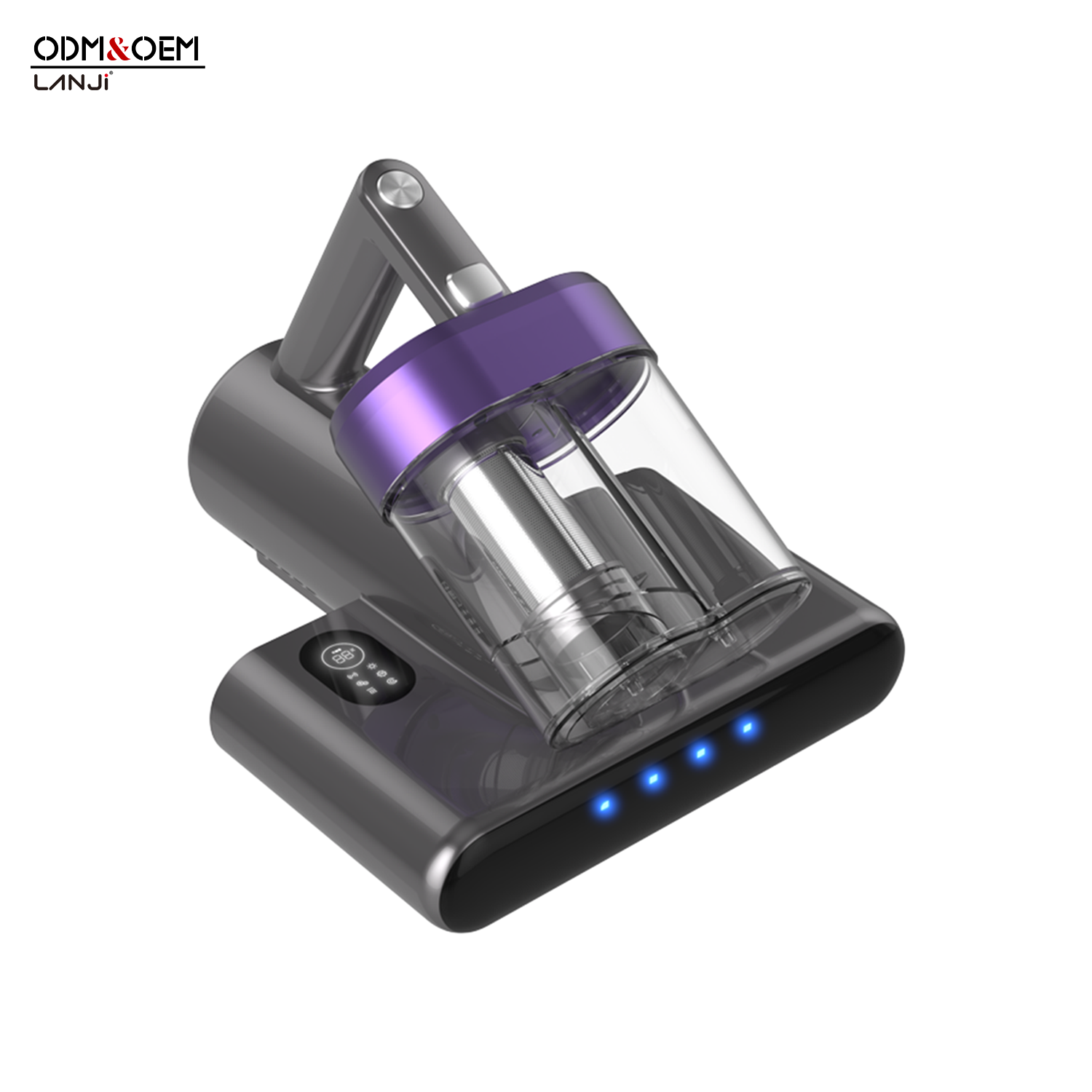 Custom Dust Mite Vacuum Cleaner OEM P861 15kPa Dry Fabric Vacuum Electric Adhesive Remover Bed Brooms Sofa Pillow Cleaning