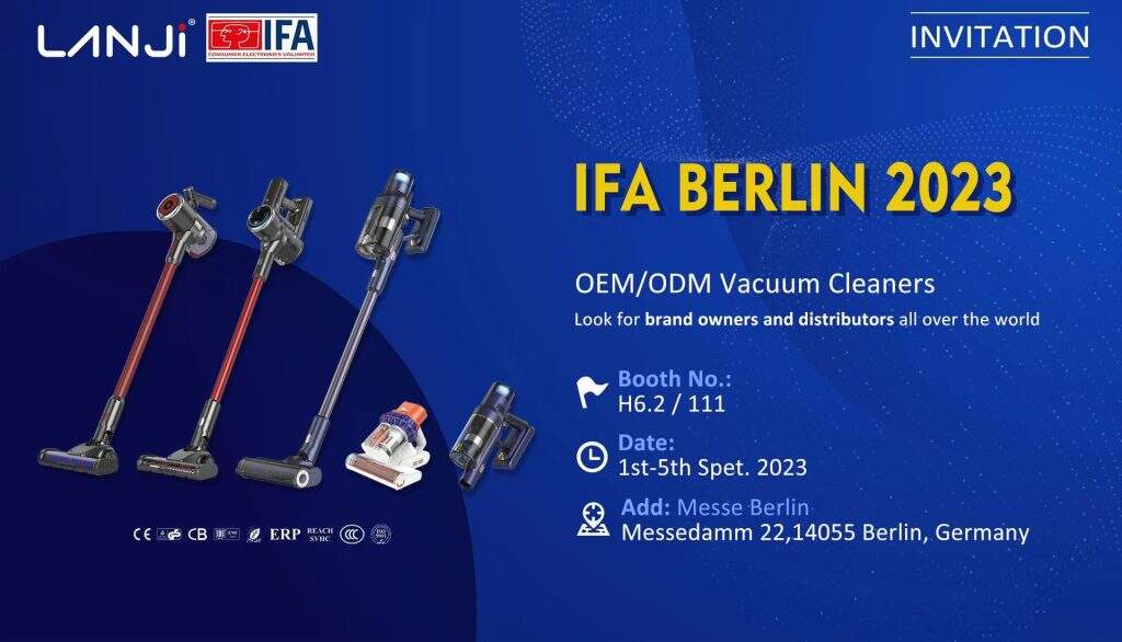 IFA Berlin 2023, LANJI Released the Latest Vacuum Cleaners