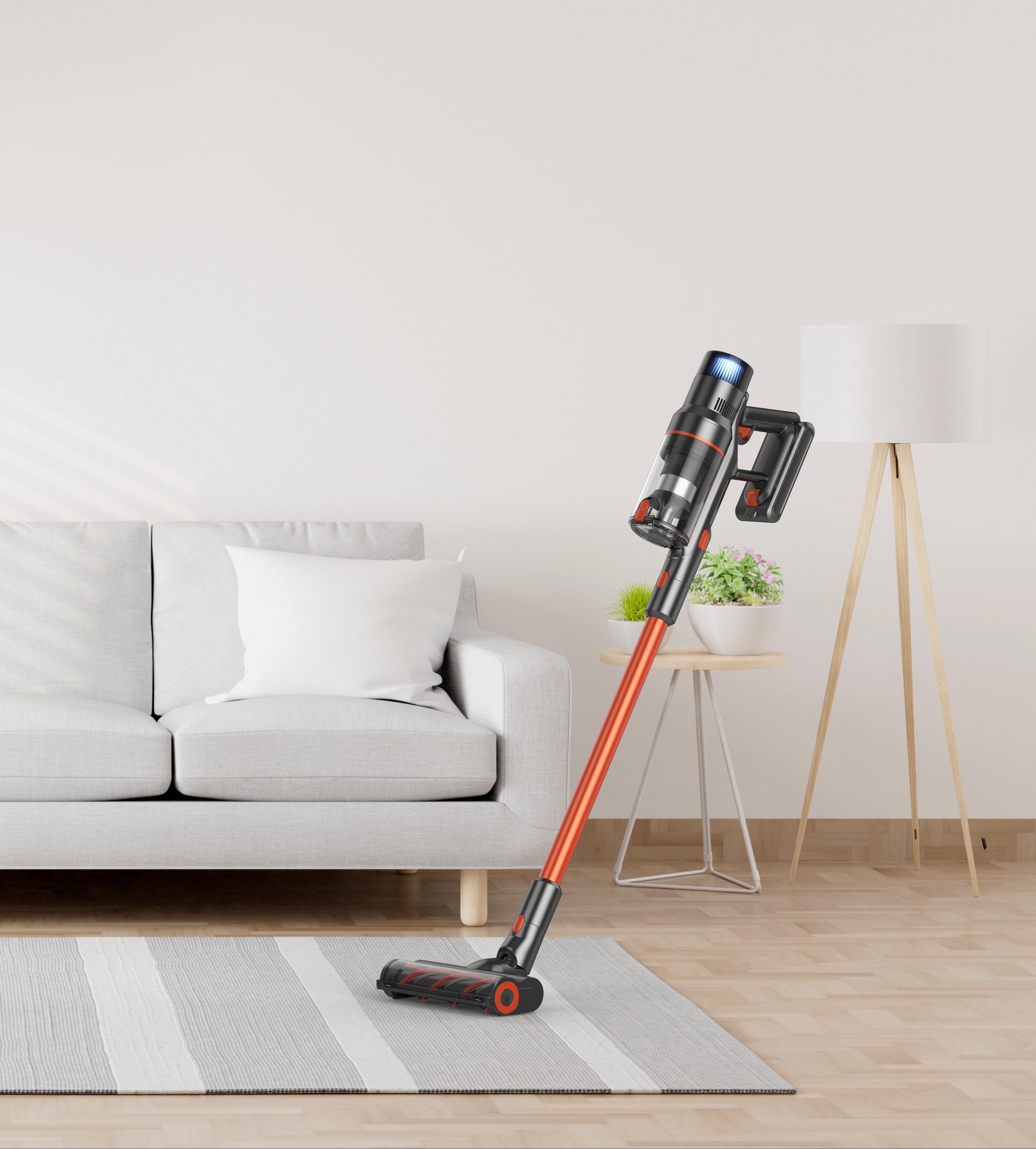 LANJI-S7 OEM Smart Cordless Vacuum Cleaner factory