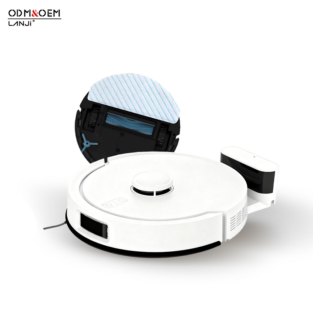 RC500 스마트 자동 로봇 청소기 LDS 주행 방식, 충전 스테이션 및 앱 제어 가능, 조용한 작동 로봇 진공 청소기