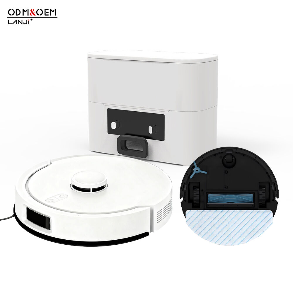 RC500 앱 제어 로봇 청소기, 90분 작동 시간, 자동 충전식, 건습식 사용 가능, HEPA 필터 탑재, LDS+SLAM 네비게이션, 5000Pa 흡입력, 호텔용