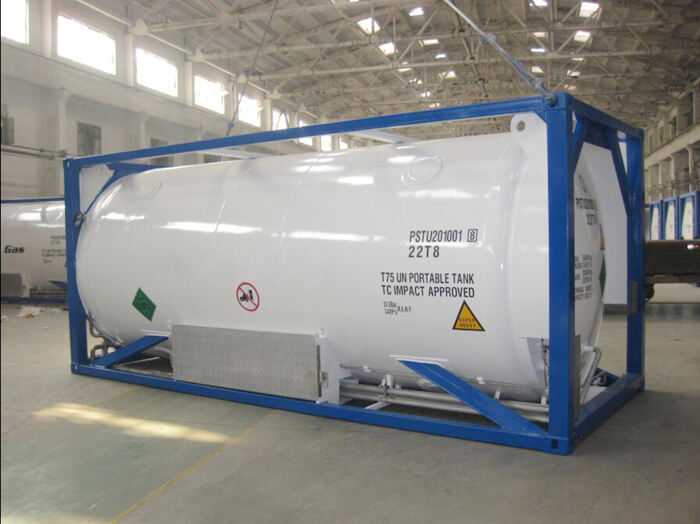 Liquid Carbon Dioxide Price Co2 Transport With T75  ISO Tank For Industrial Gas Medical Gas CO2 Gas Refilling Storage Tank