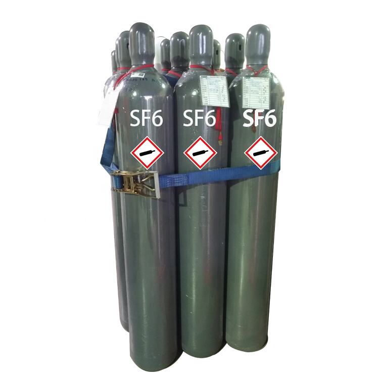 Manufacture Supply Purity 99.995% 40L 50kg CGA590 Valve SF6 Gas Sulfur Hexafluoride For Sale