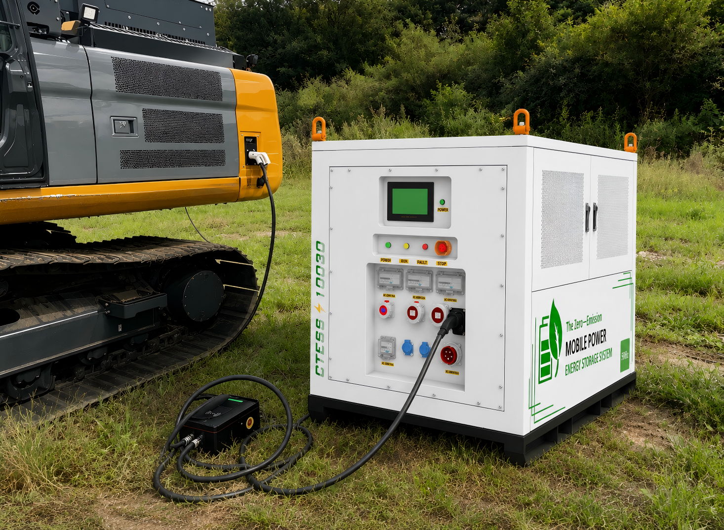 How Mobile Energy Storage Supports Electric Excavators on Construction Sites