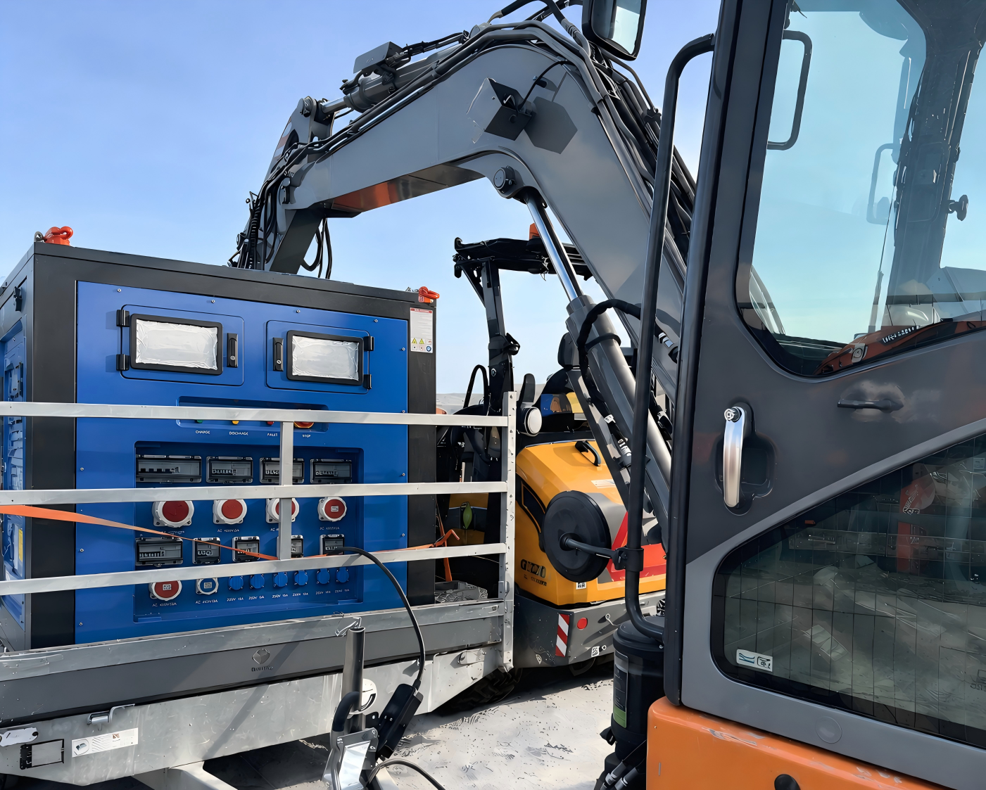 Electric Excavator & Mobile BESS : The Perfect Combination