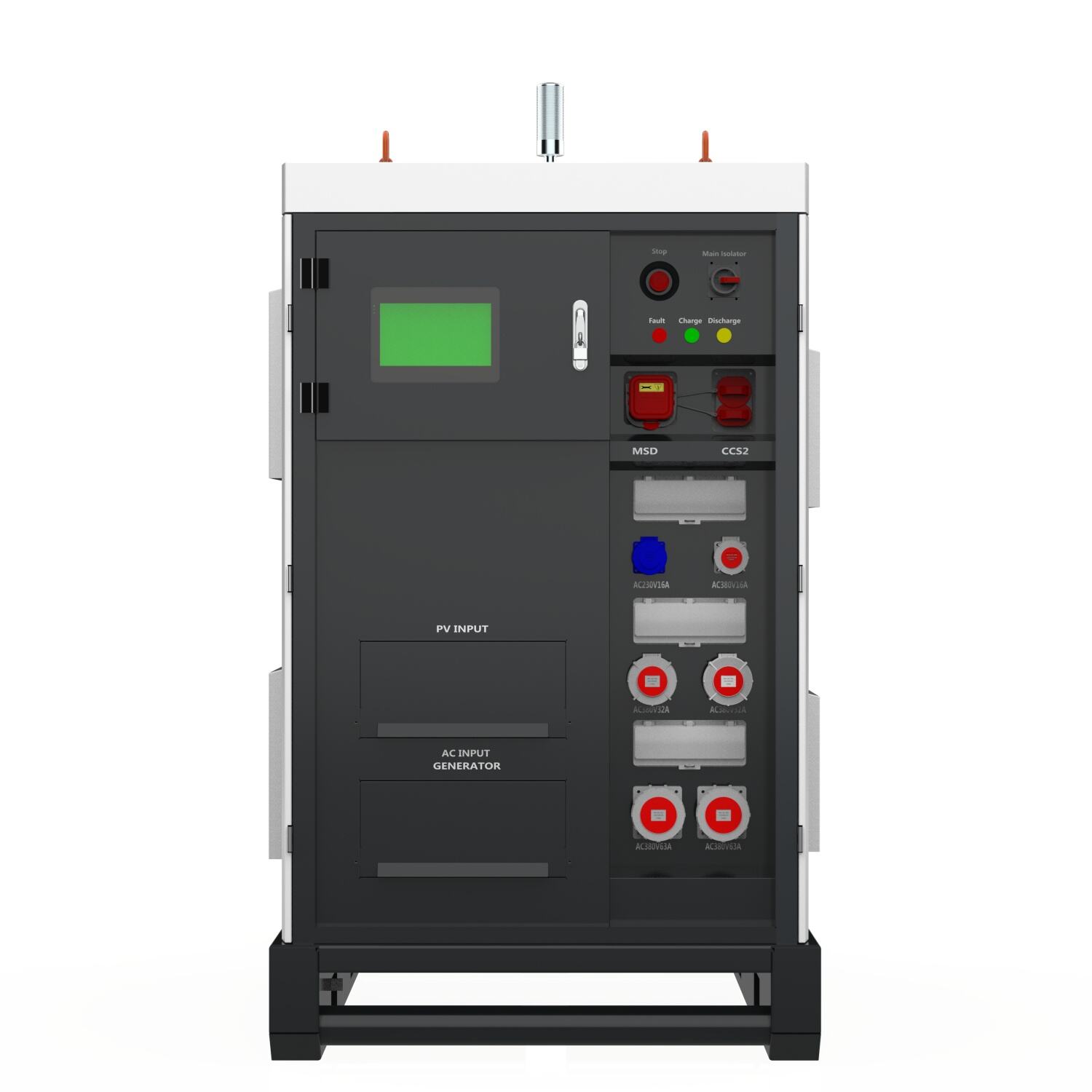 43kWh 20kW Three-Phase EU Standard Solar Battery Storage System for Construction-site