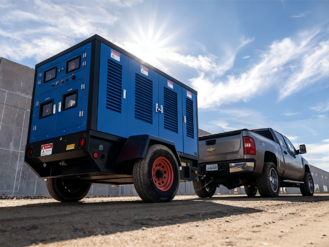 Mobile Ready! Our Energy Storage Product – A Towable Outdoor Charging Station