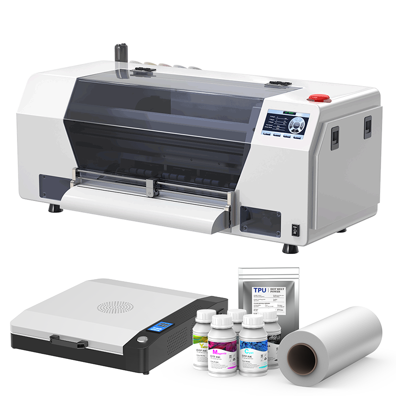 NEW 13inch 30CM-H DTF Printer XP600 Printhead Roll Pet Film DTF Printer for Any Textile T-Shirt