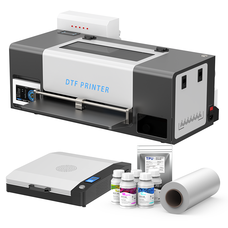 A3 XP600 DTF Printer 33cm Direct to Film Printing Machine with Oven Heat Dryer for T-Shirt and Hoodie Transfers