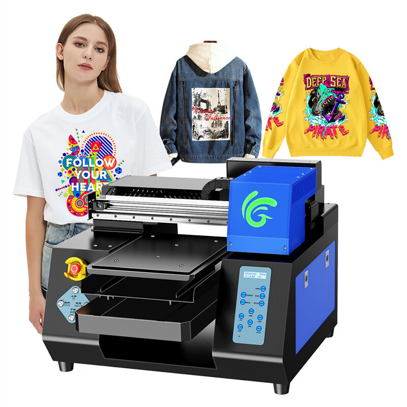 Colorsun XP600 Double Print Head t Shirt DTG Printer for Shoes Bags Sweater Hoodie A3 Flatbed Printing Machine