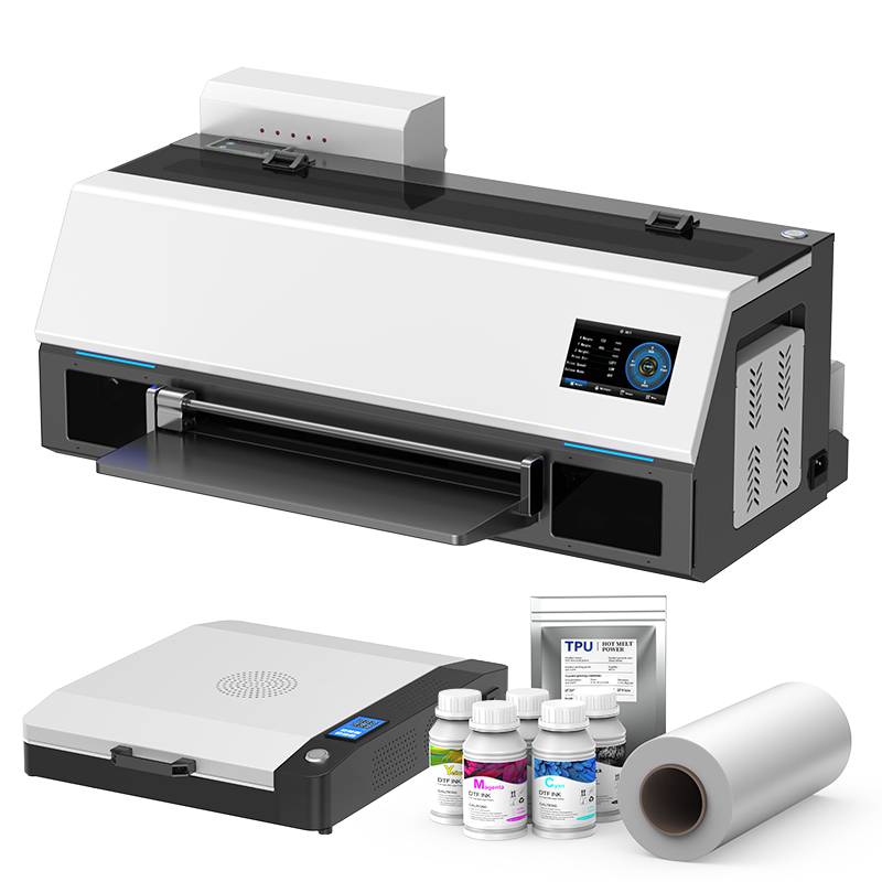 Automatic 33CM Pet Film T-shirt Printing Machine C13 DTF Printer With DTF Oven