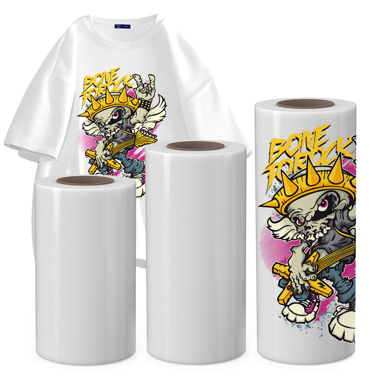 DTF Film Heat Transfer Printing PET Film Roll 30/60cm for DTF Printer