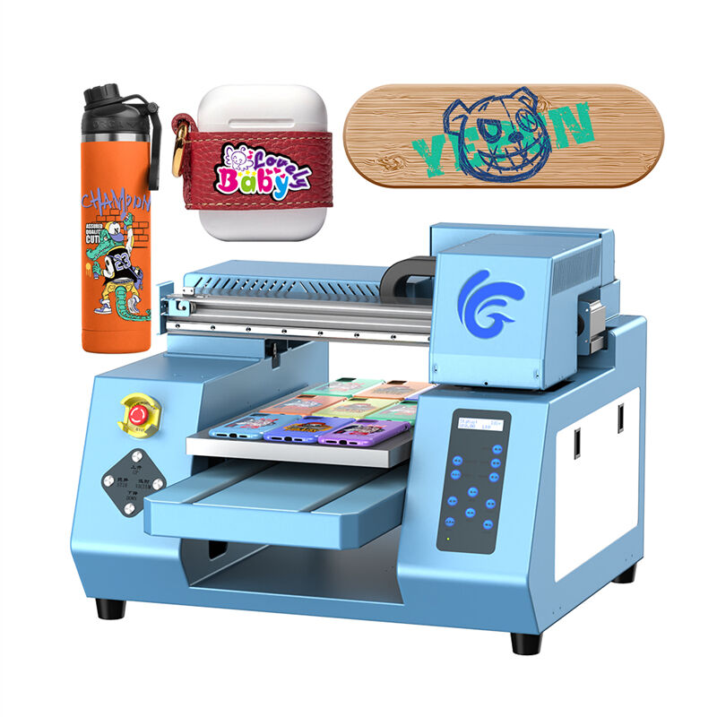 Inkjet Printer A3+ 3047 UV Led Flatbed Printer for Phone Case Bottle Golf Balls