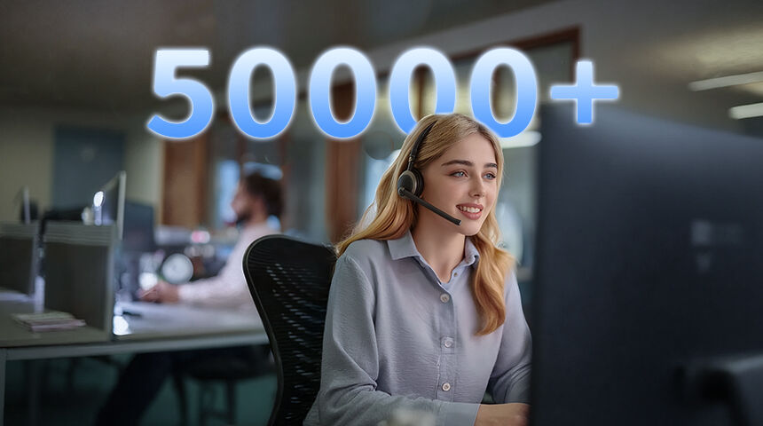 Served nearly 50,000 + customers