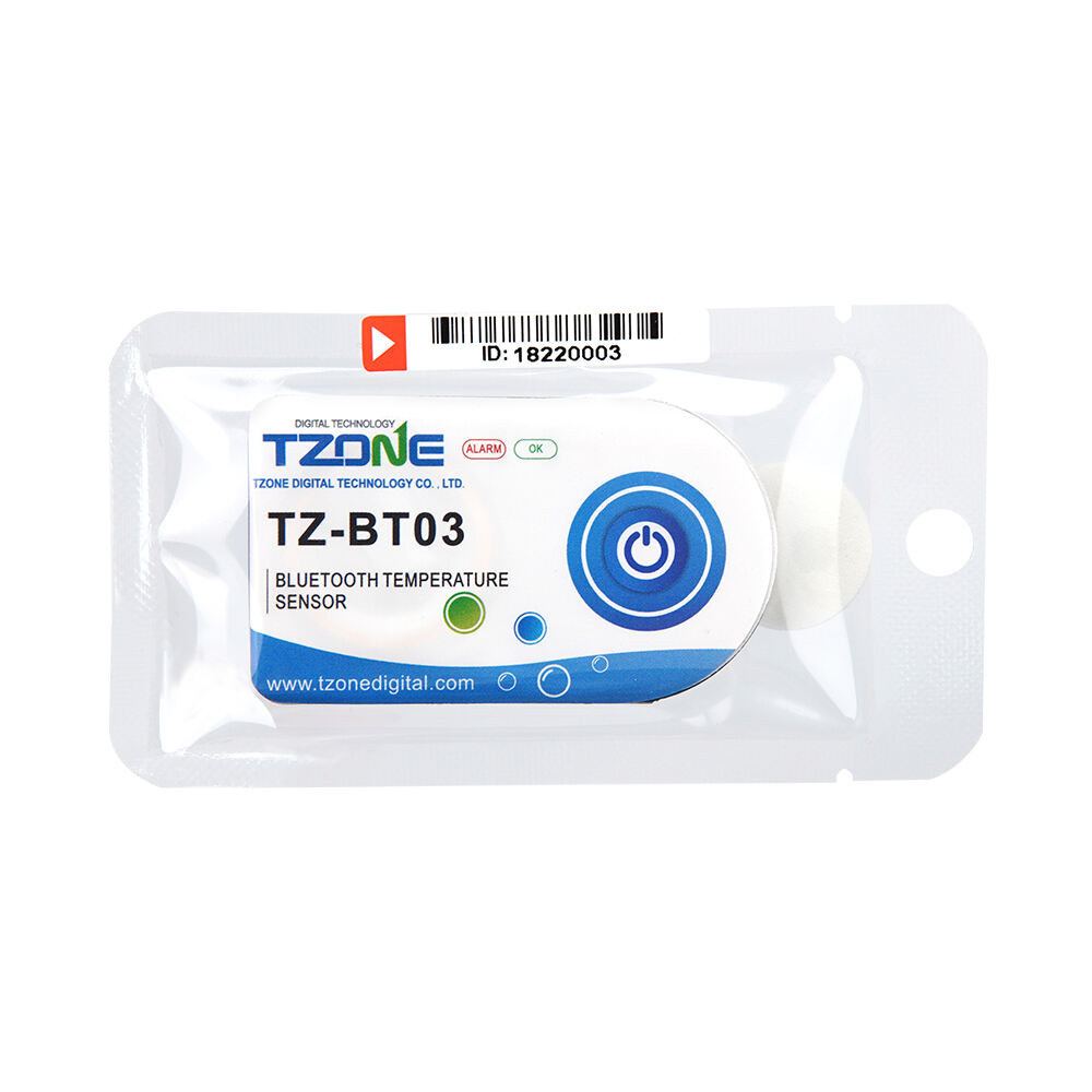 BT03 Registro de temperatura de un solo uso para camiones refrigerados Registro de datos de temperatura inalámbrico Bluetooth