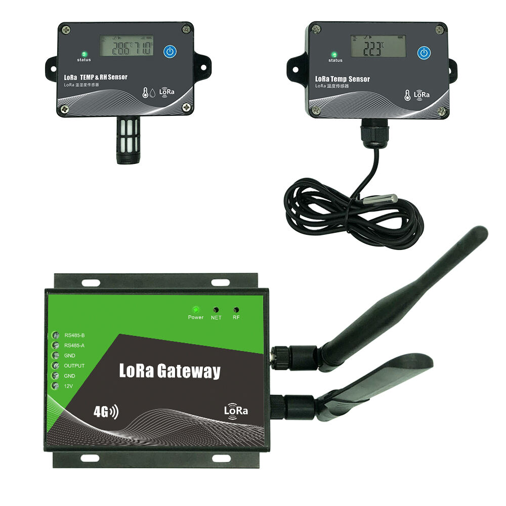 TZONE Iot 4G LoRa Gateway And Sensors For Farm Temperature And Humidity Monitor details