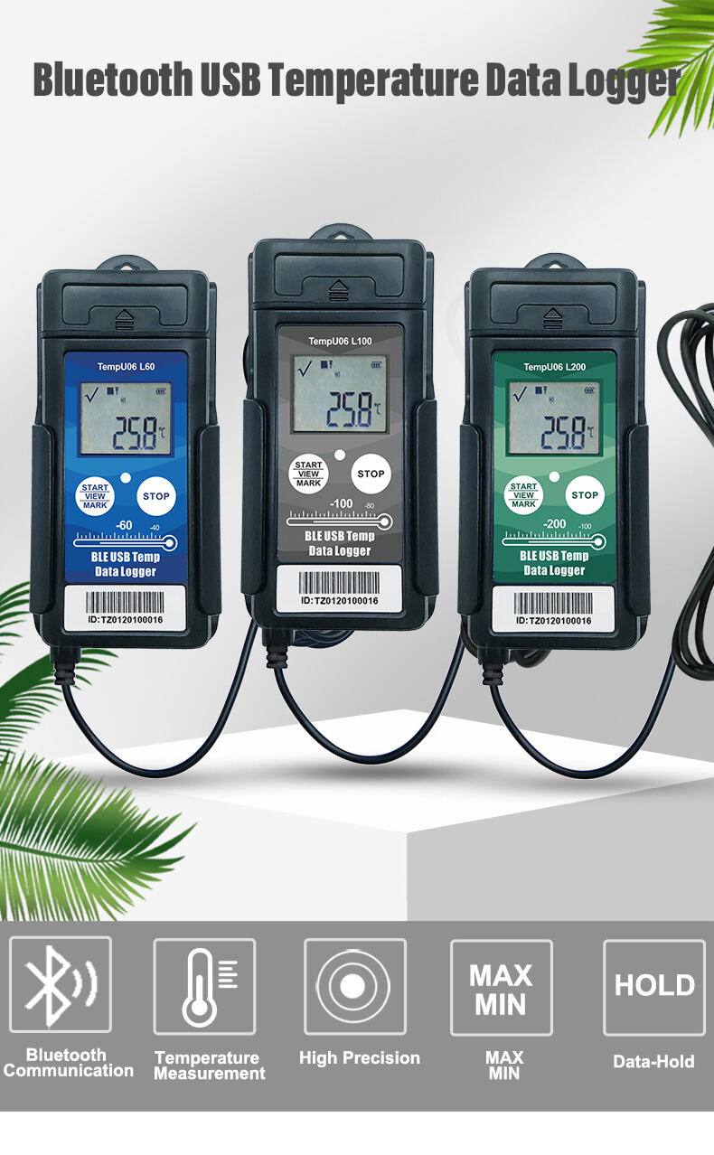 Tzone - TEMPU06-L100 | Bluetooth USB Temperature Data Logger