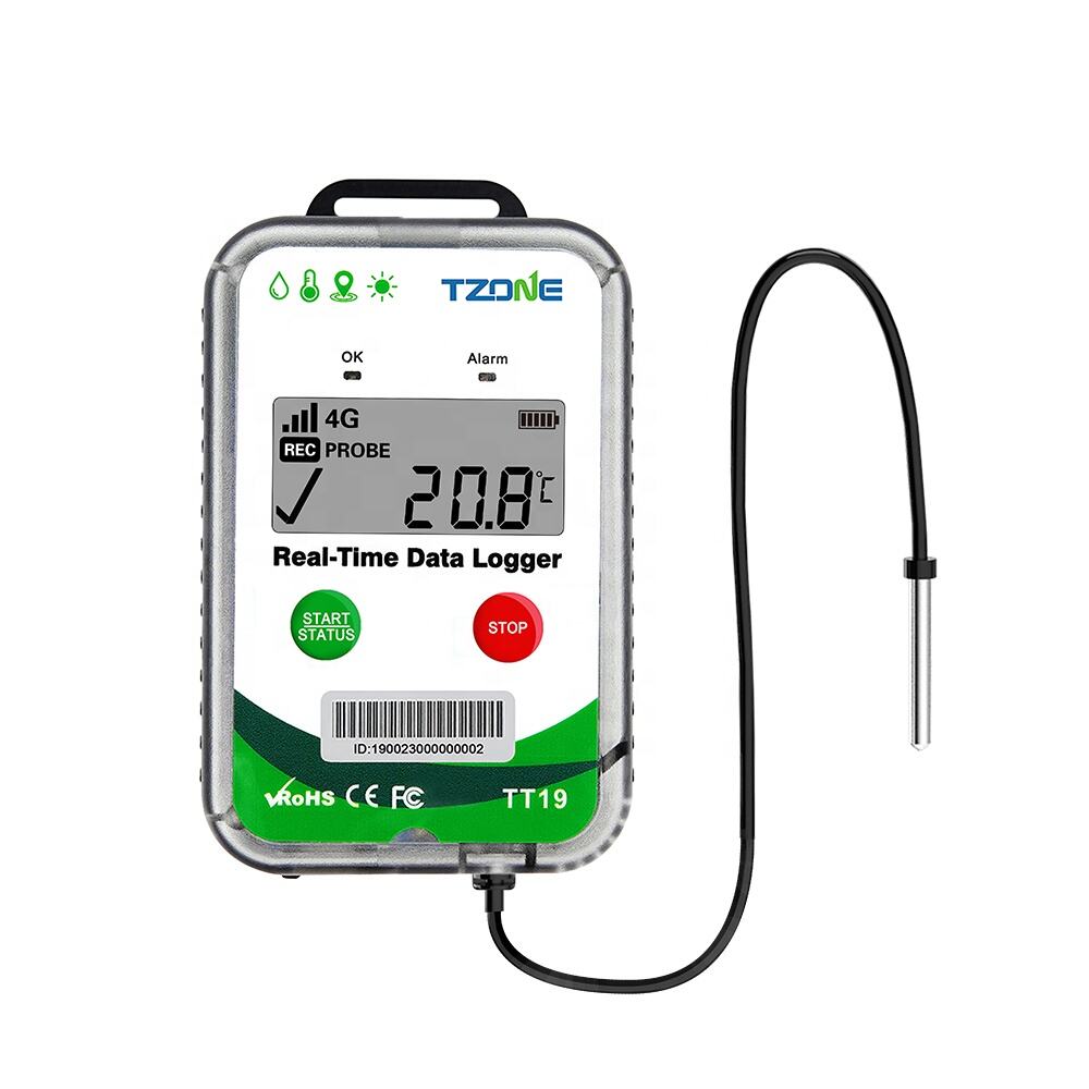 Real-Time WIFI GPS 4G Data Logger Multifunctional Cold Chain Truck Transportation Temperature Humidity Data Logger supplier