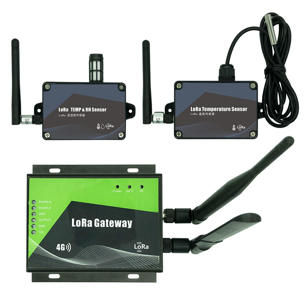 TZONE Iot 4G LoRa Gateway And Sensors For Farm Temperature And Humidity Monitor details