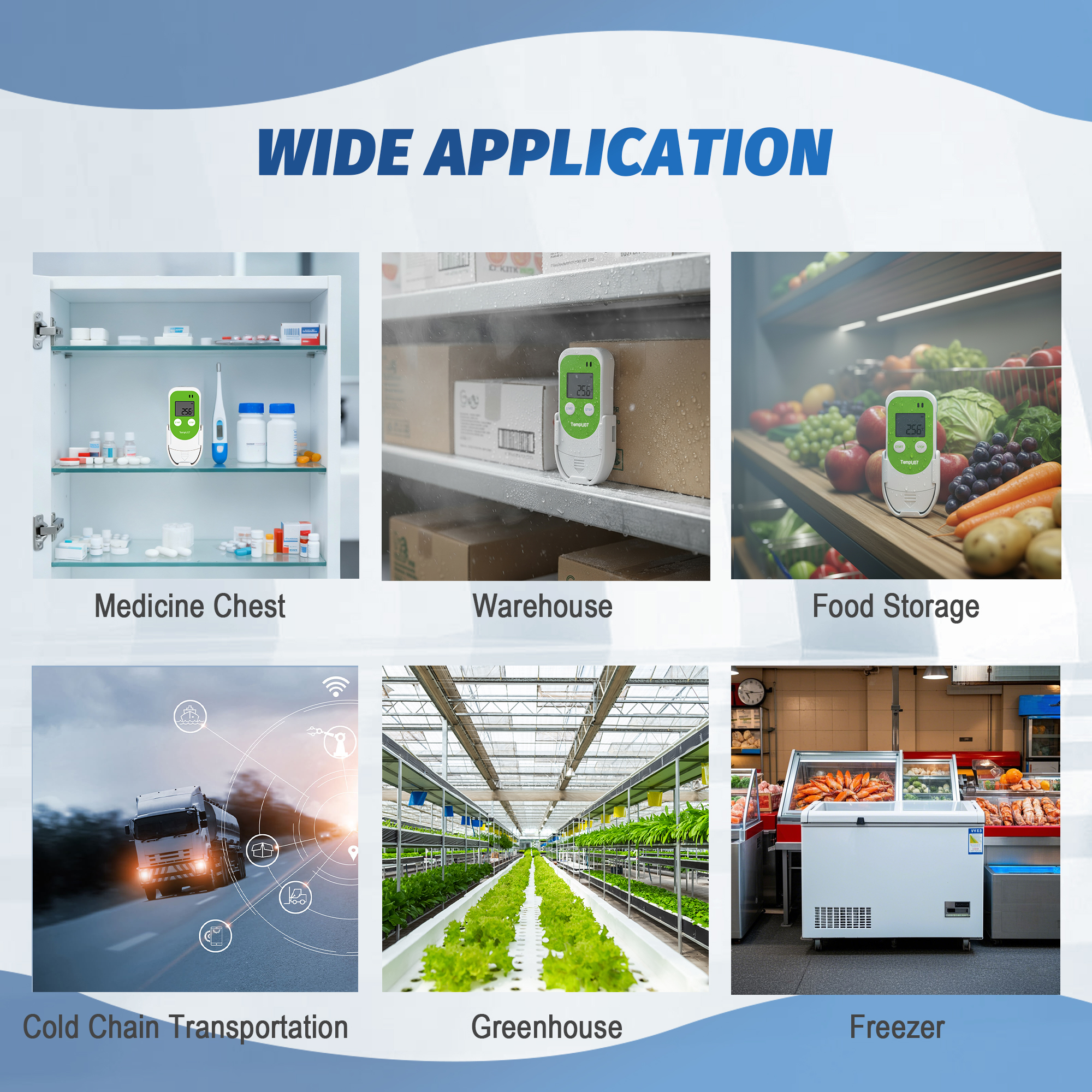 Tzone New Temp U07 Multi Use Temperature Recorder USB Temp Data Logger with PDF/CSV Report