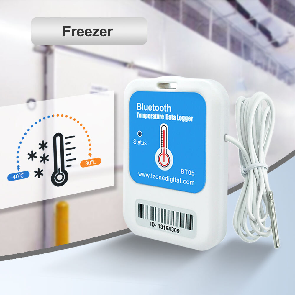 Bluetooth Wireless Temperature Monitor For Cold Chain Transport Sensor Temperature Data Logger manufacture