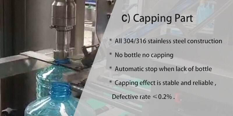 800BPH Auto 5L Pet Bottled Water Filling Equipment(CGF 6-6-1) factory