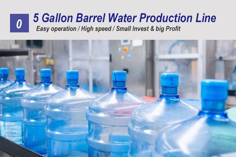 Whole 5 Gallon Pure Drinking Water Bottling Production Line details