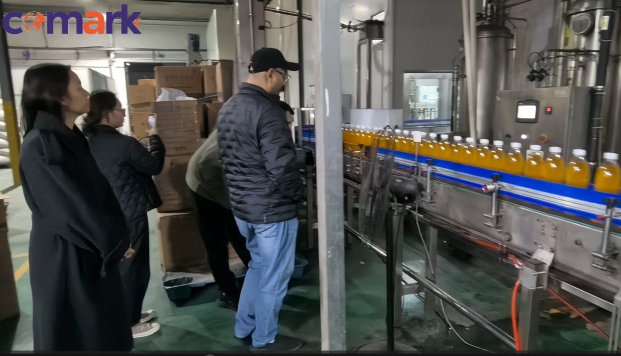 British clients visited our dual production lines and were highly impressed by our professional presentation