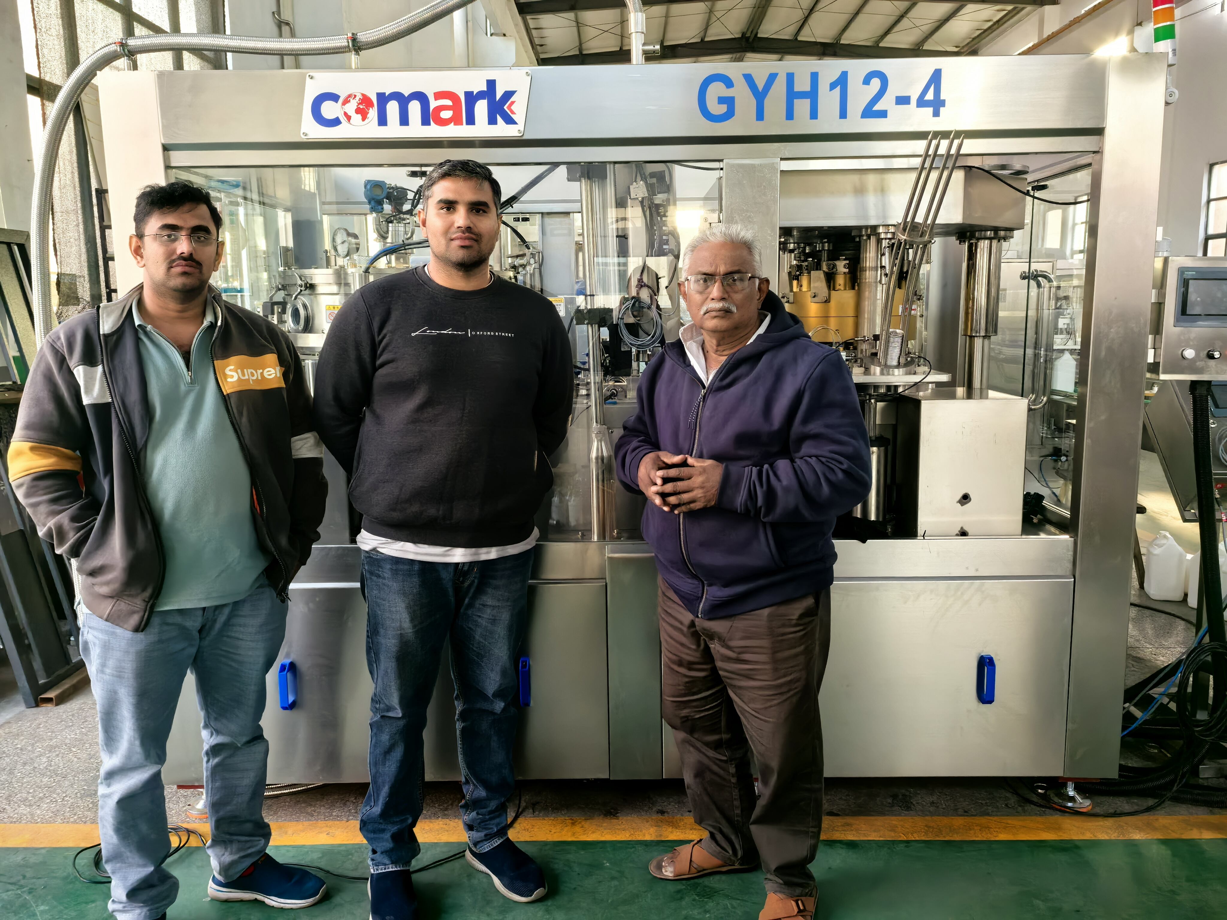 4000CPH Canned Carbonated Beverage Production Line Completed; Indian Client Conducts Factory Acceptance Inspection
