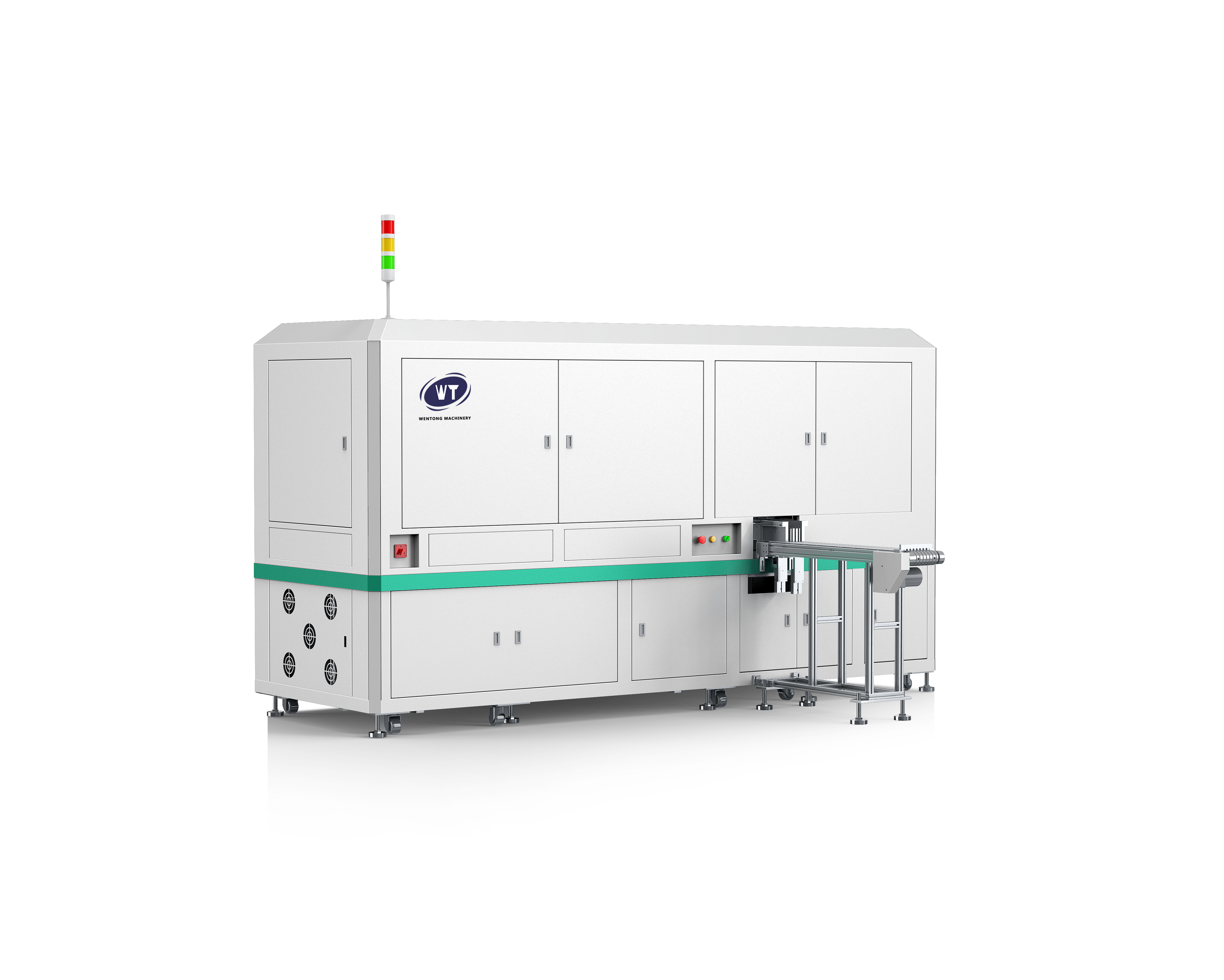 Step-by-step feeding of the die-cutting machine