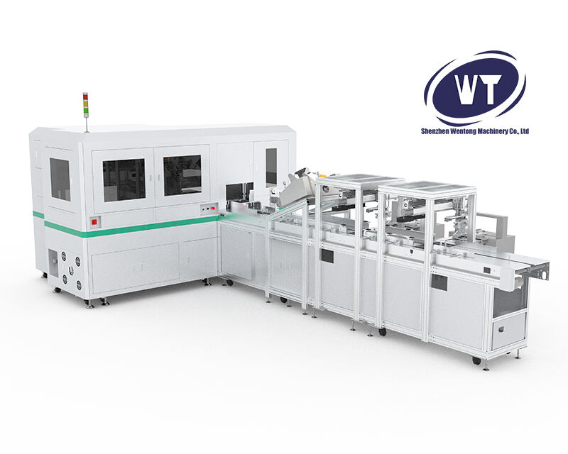 RFID card die-cutting machine with fully automatic classification and sorting