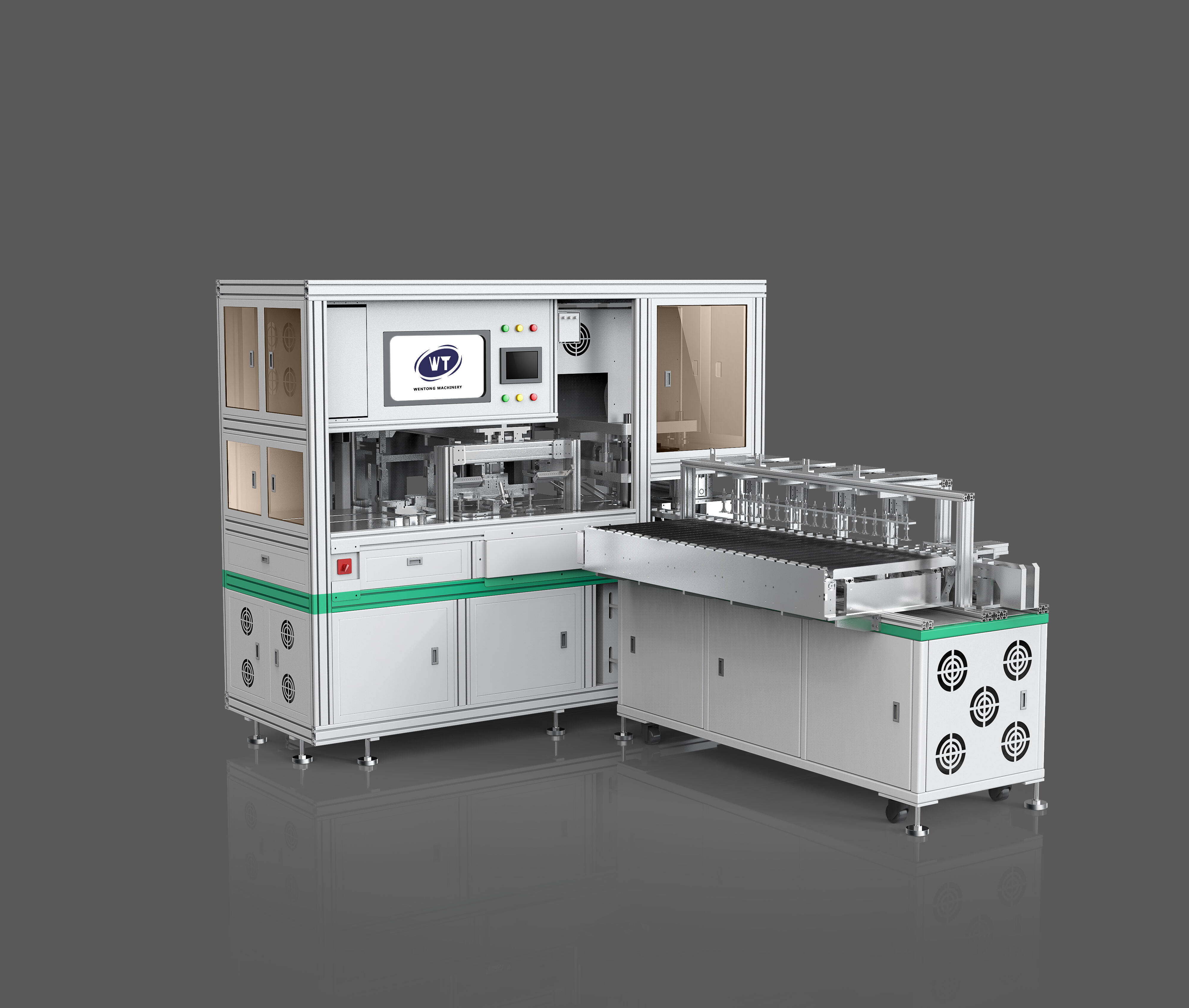 What else can the card-punching machine punch and cut besides producing card-like products?