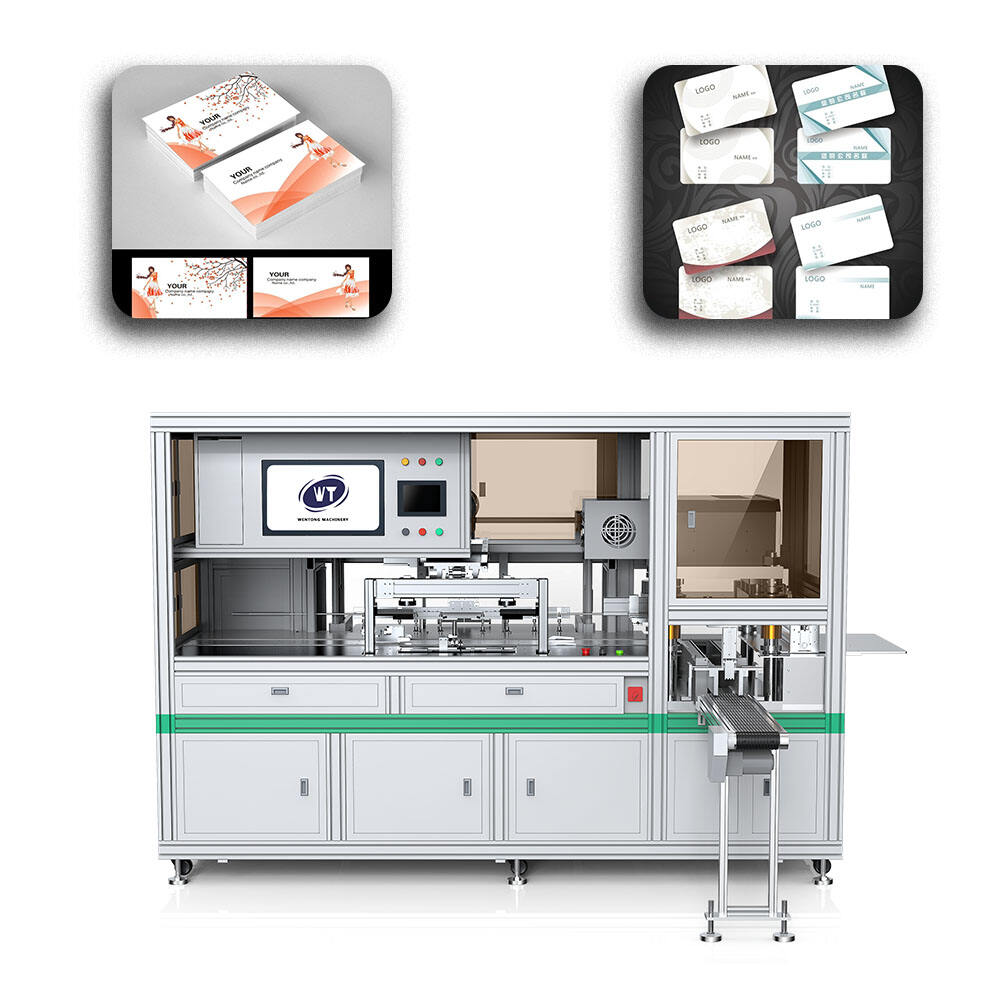 Business card die cutting machine