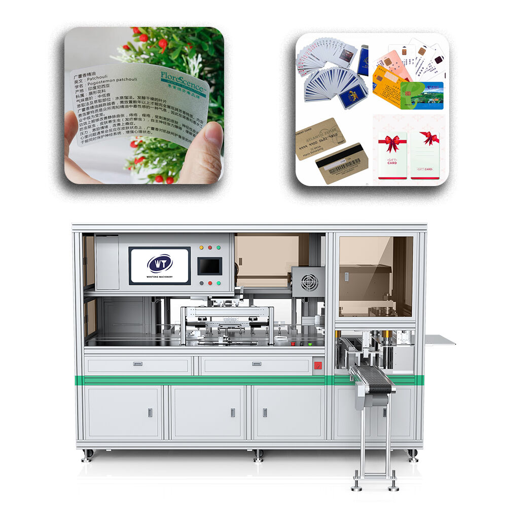 PVC card punching machine