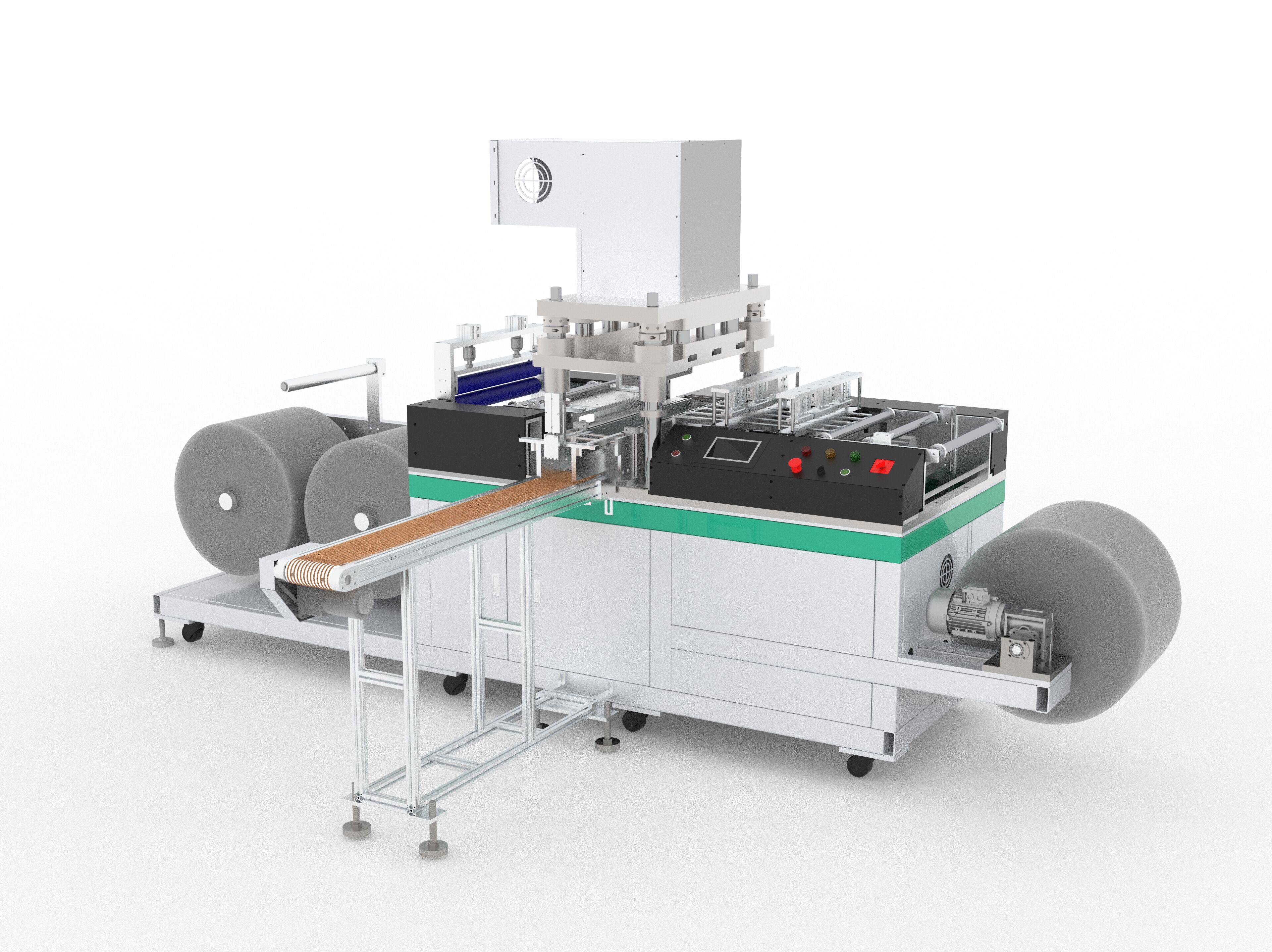 Roll to sheet die cutting machine